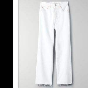 Aritzia Denim Forum Farrah Wide Leg Jeans